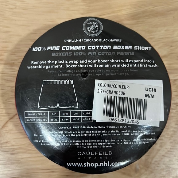 NHL | Chicago Blackhawks Boxer Shorts - Picture 2 of 3